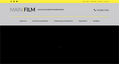 Desktop Screenshot of mainfilm.qc.ca